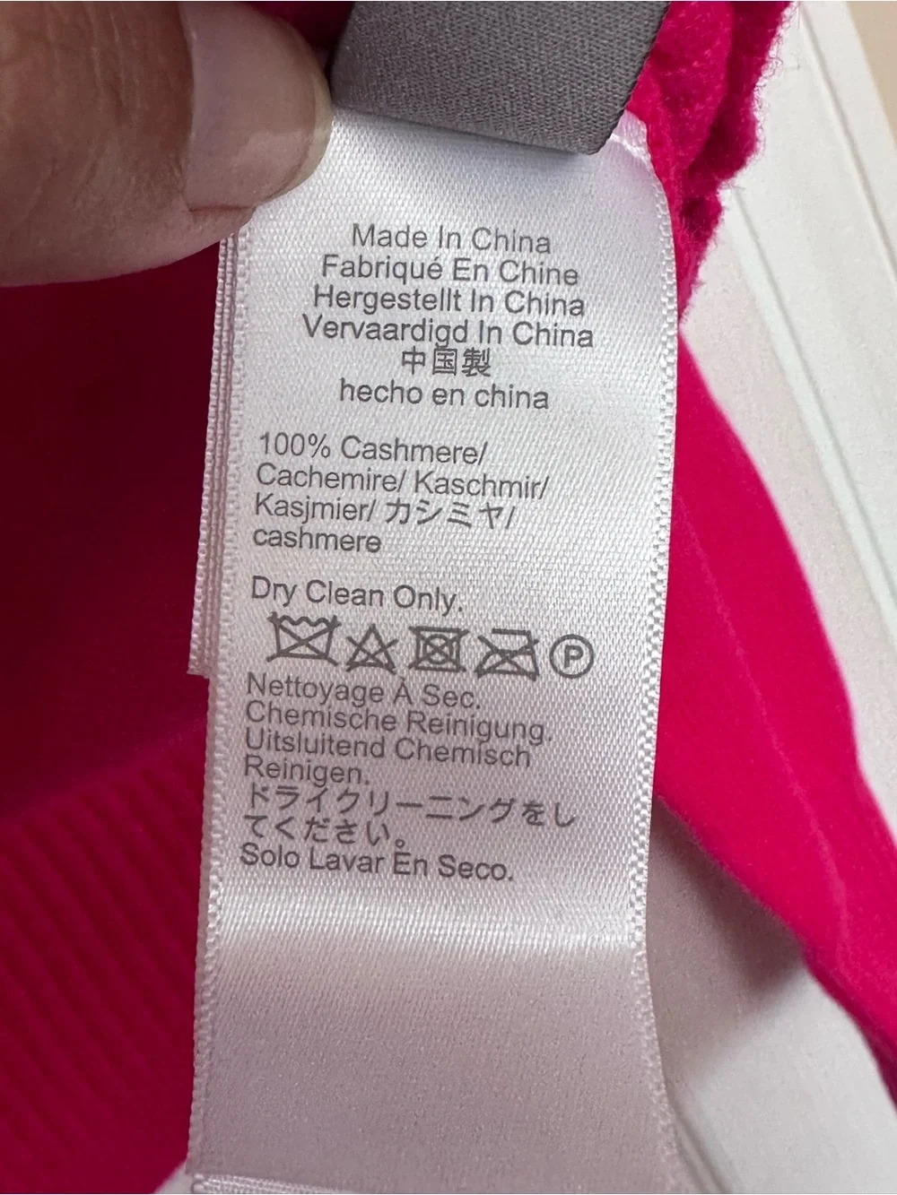 J.Crew Cropped Cashmere Sweater - Vibrant Hot Pink / Fuchsia
